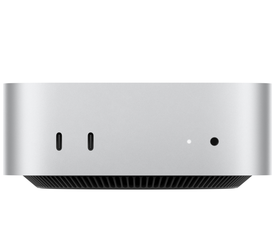 Фото Apple Mac mini M4 (10C / 10C, 2024) 24 ГБ, 512 ГБ SSD На фото изображено Apple Mac mini M4 (10C / 10C, 2024) 24 ГБ, 512 ГБ SSD