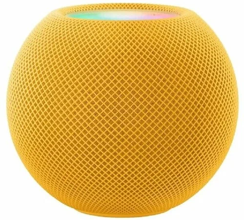 Фото Умная колонка Apple HomePod mini, Жёлтый На фото изображено Умная колонка Apple HomePod mini, Жёлтый