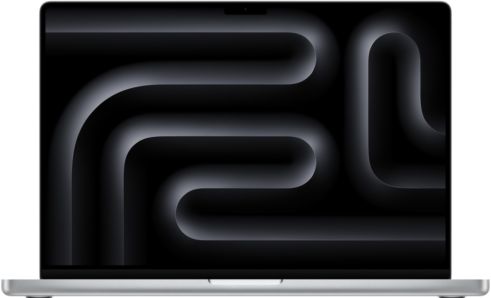 Фото Apple MacBook Pro 16" (M4 Max, 16C / 40C, 2024) 48 ГБ, 1 ТБ SSD, серебристый На фото изображено Apple MacBook Pro 16" (M4 Max, 16C / 40C, 2024) 48 ГБ, 1 ТБ SSD, серебристый