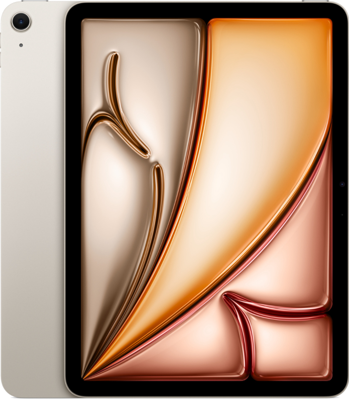 Фото Apple iPad Air M3 (2025) 11” дюймов Wi-Fi 256 ГБ, Сияющая звезда На фото изображено Apple iPad Air M3 (2025) 11” дюймов Wi-Fi 256 ГБ, Сияющая звезда
